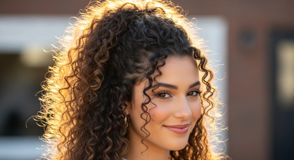 Curly Ponytail