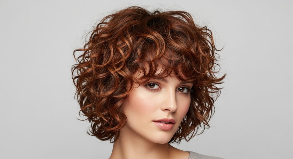 Layered Short Curly Hairstyles