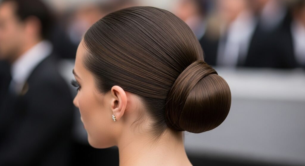 Low Sleek Bun