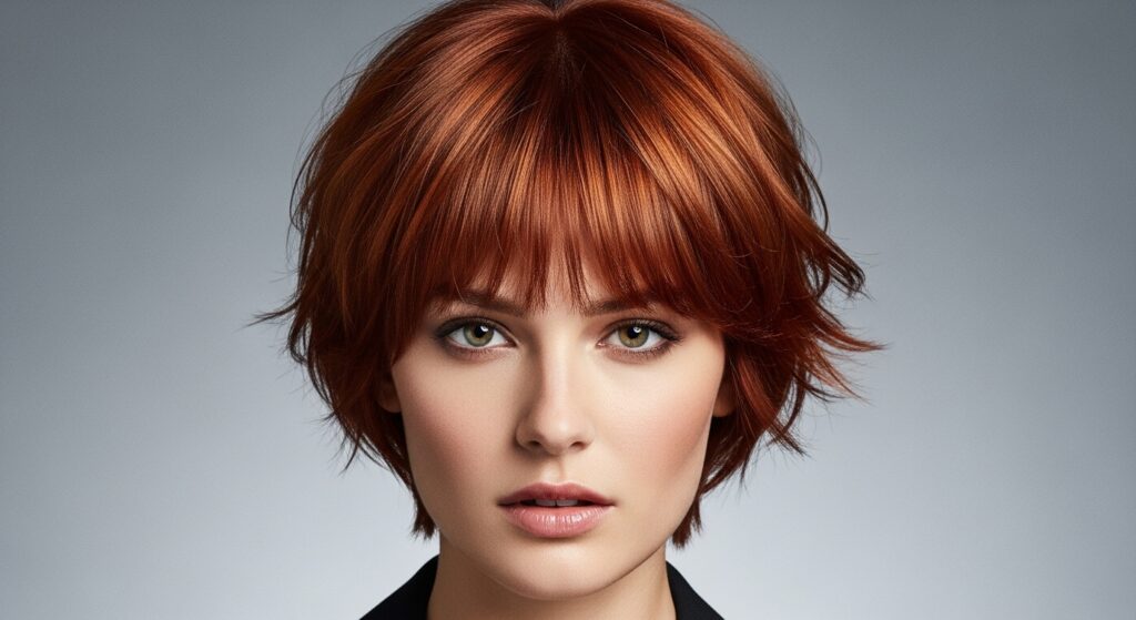 Pixie Cut Bangs
