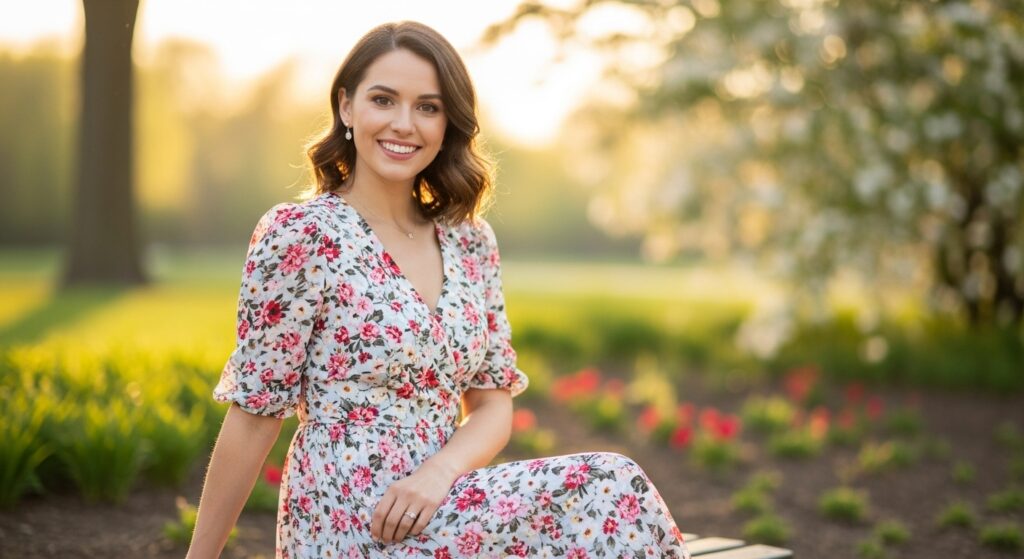 Romantic Vibes with a Floral Dress