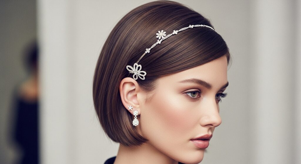 Short Hair with Accessories