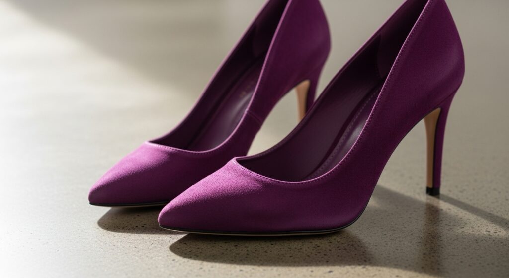 Suede Heels