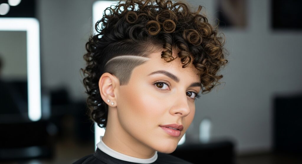 The Tapered Curly Cut