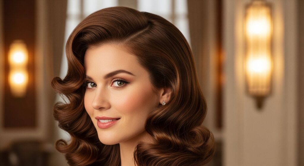 The Vintage Curly Look