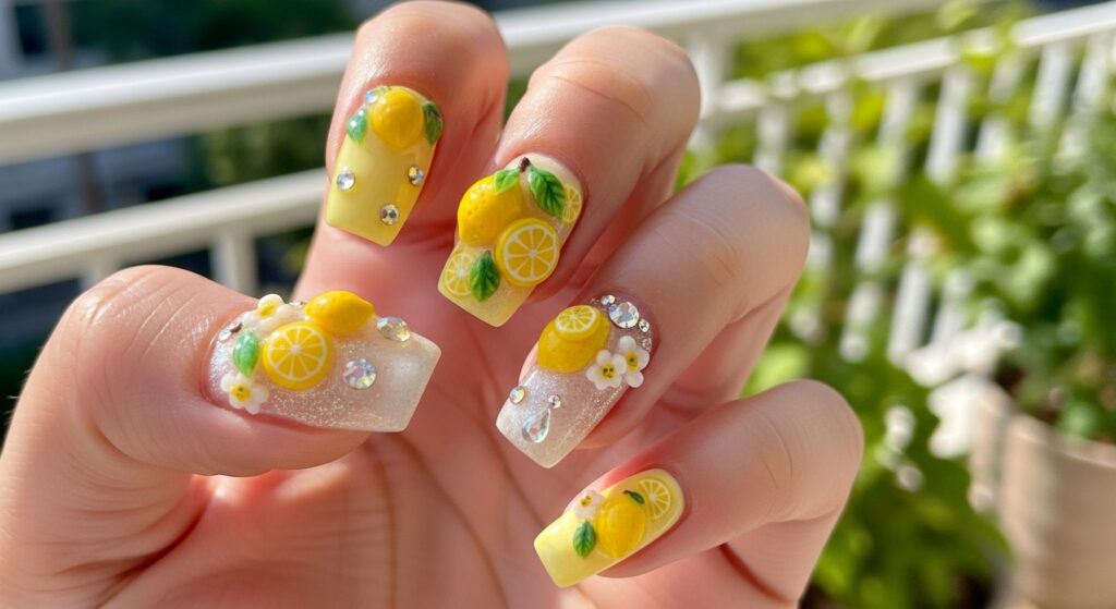 lemon nails