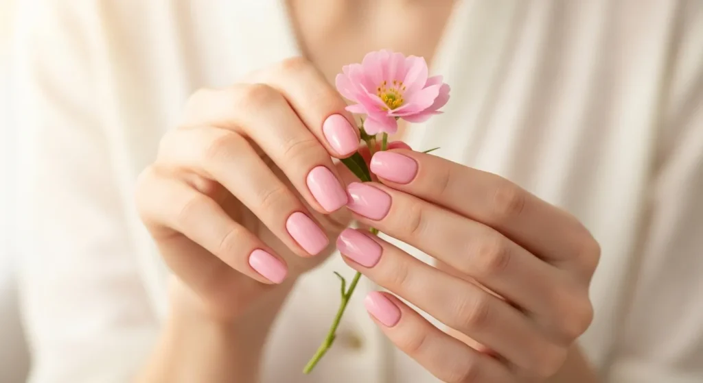 Baby Pink Nails