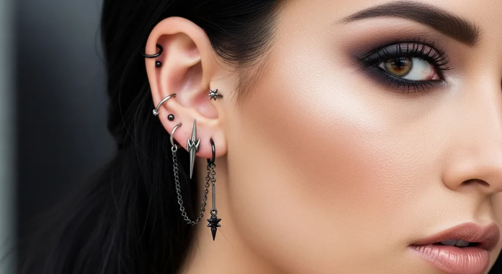 Black & Edgy Helix Options