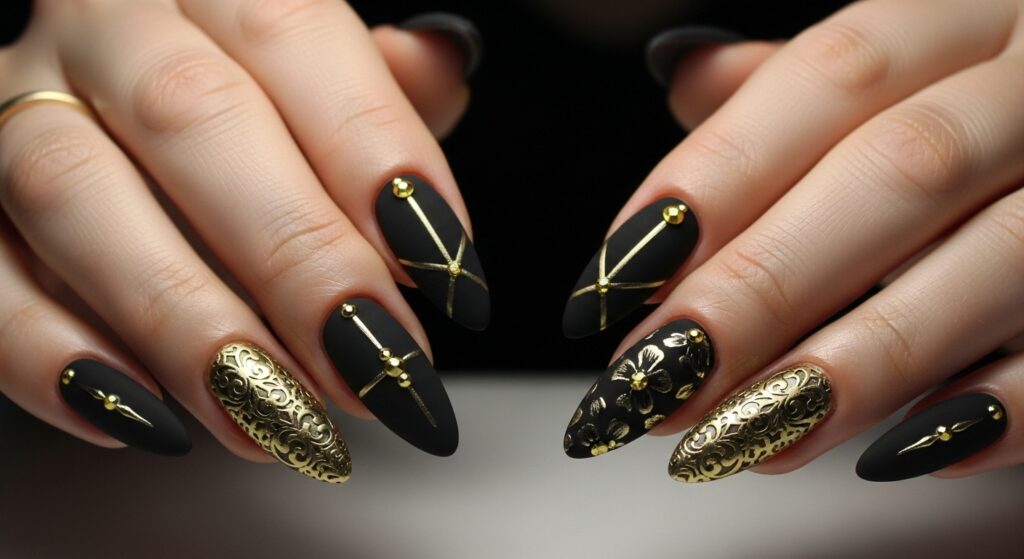 Black & Gold Accent Mix
