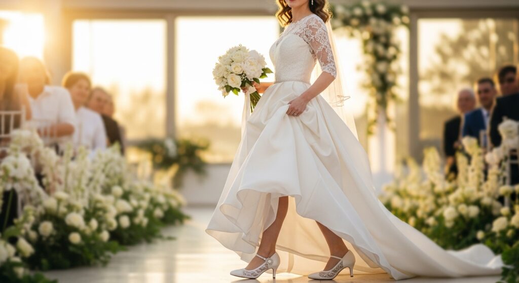Bridal Kitten Heels 