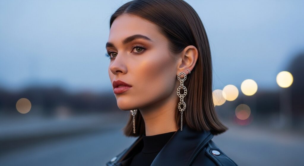 Chain-Link Earrings