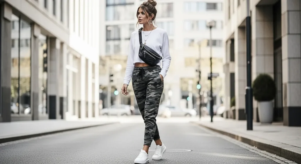 Chic Athleisure with Sweat Pants
