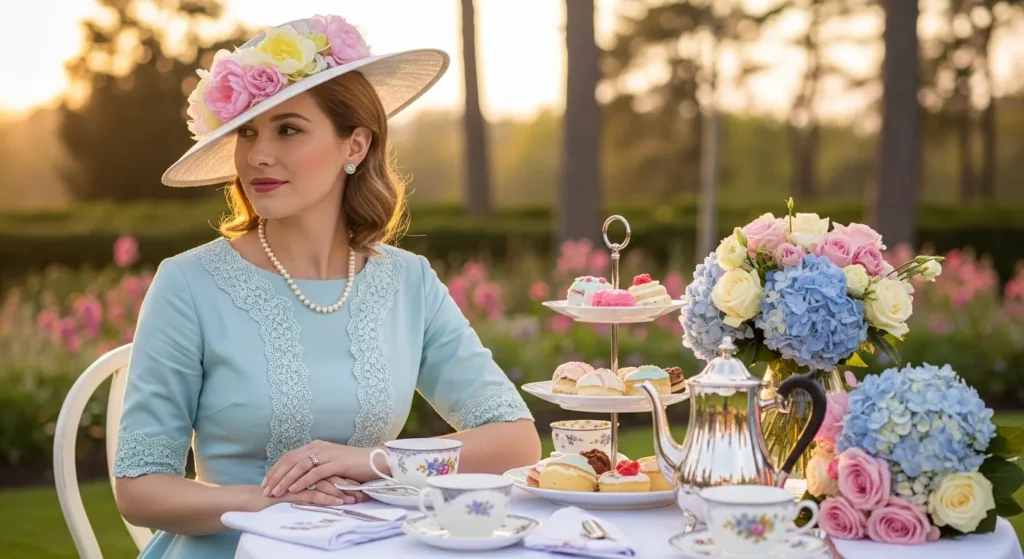 Classic Pastel Tea Party Outfit