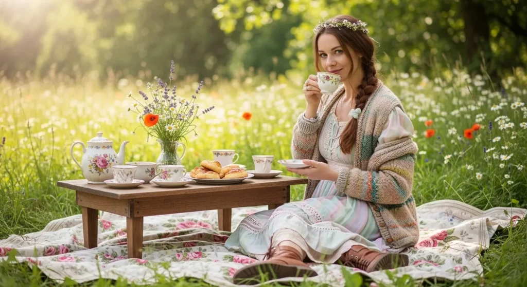 Cottagecore Tea Party Outfit