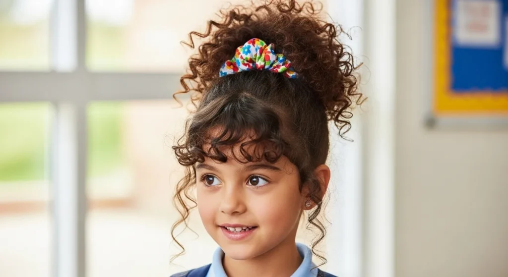 Curly Puff Ponytail
