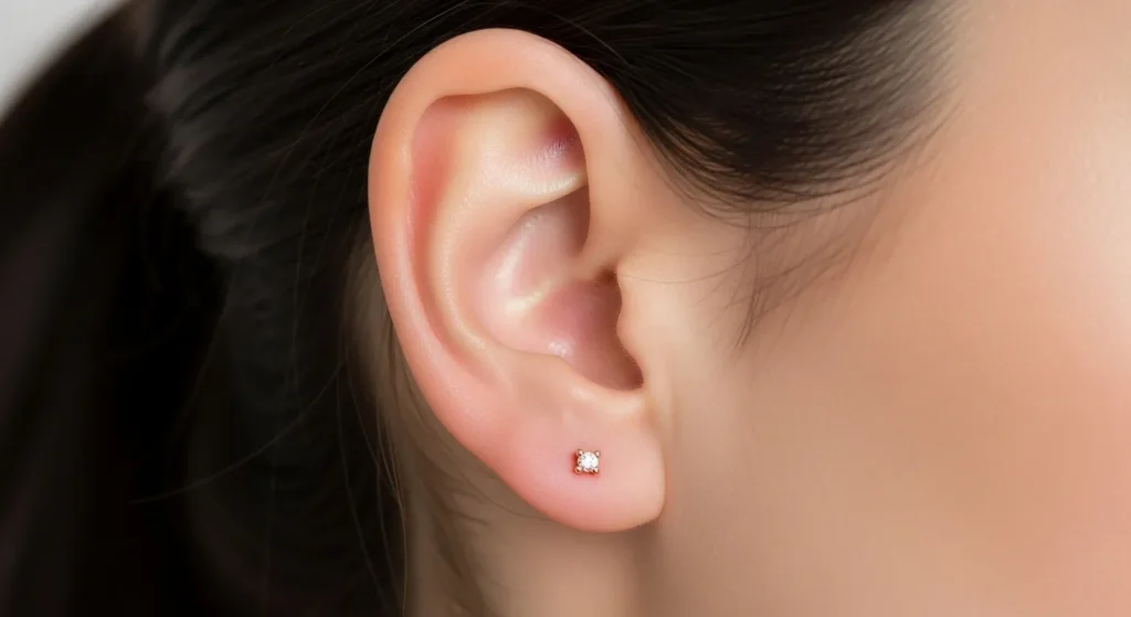 Delicate Stud Helix Piercing Earrings