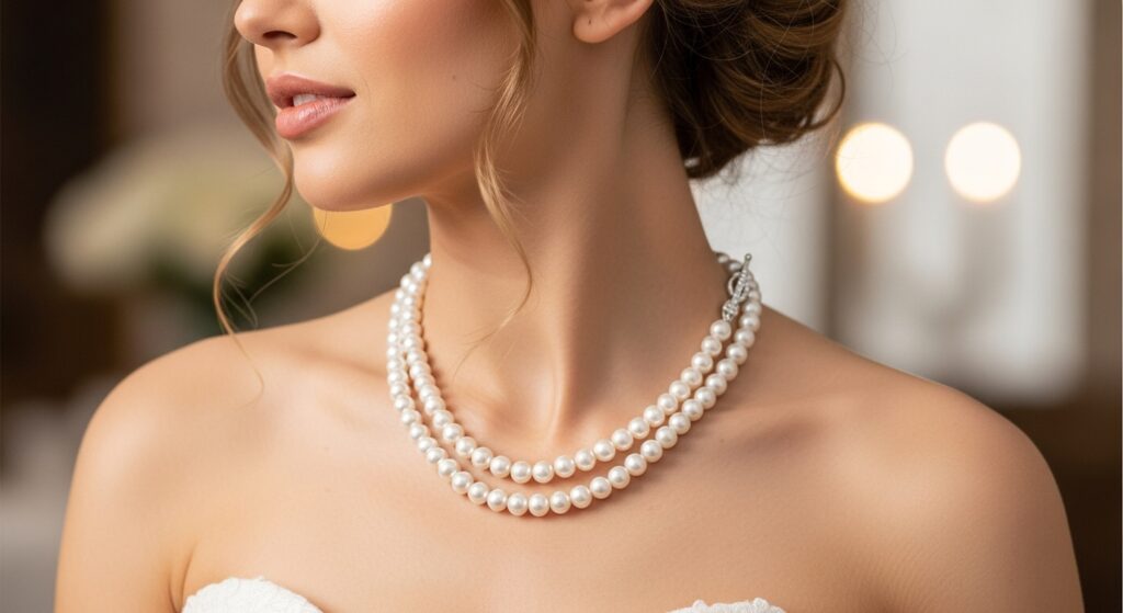 Double-Strand Pearl Necklace