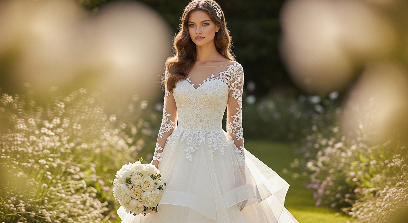 drop waist wedding dress