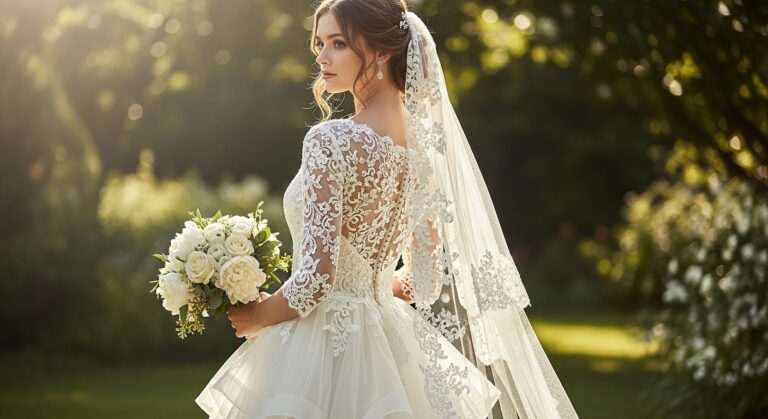 drop waist wedding dress
