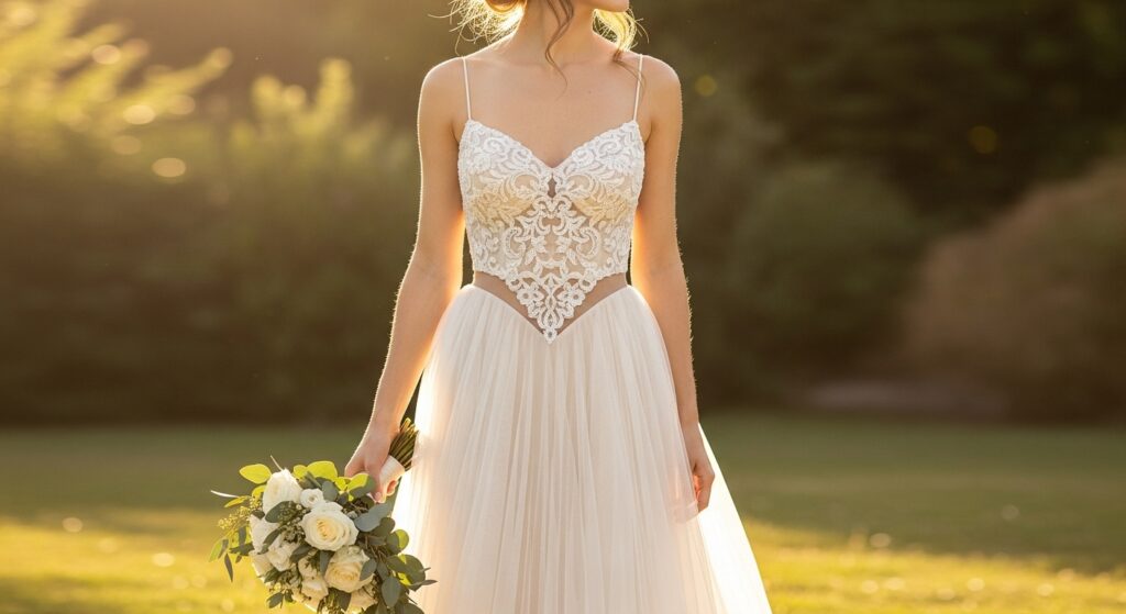 Drop Waist with Basque Waistline