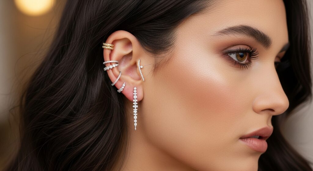 Ear Cuffs and Climbers