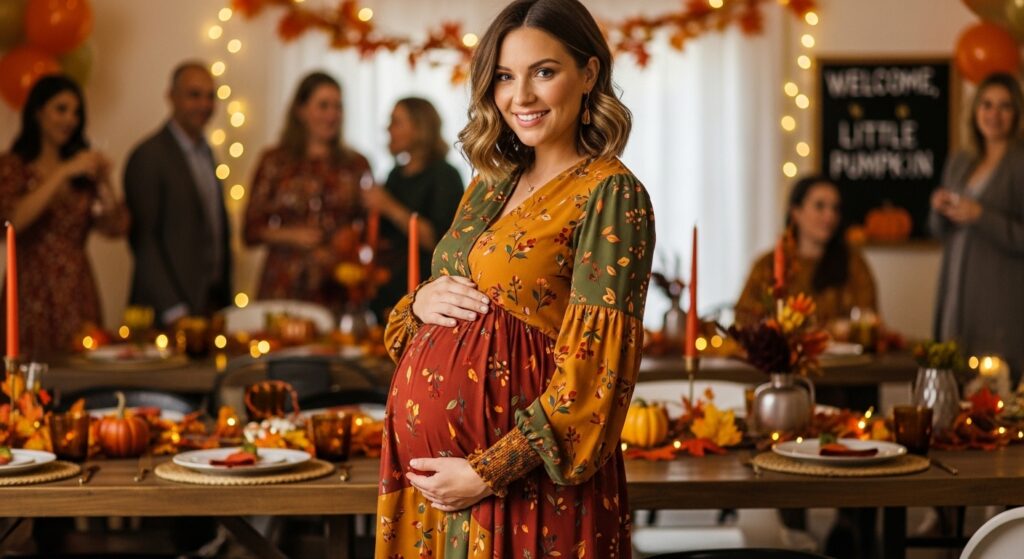 Fall Baby Shower Dresses