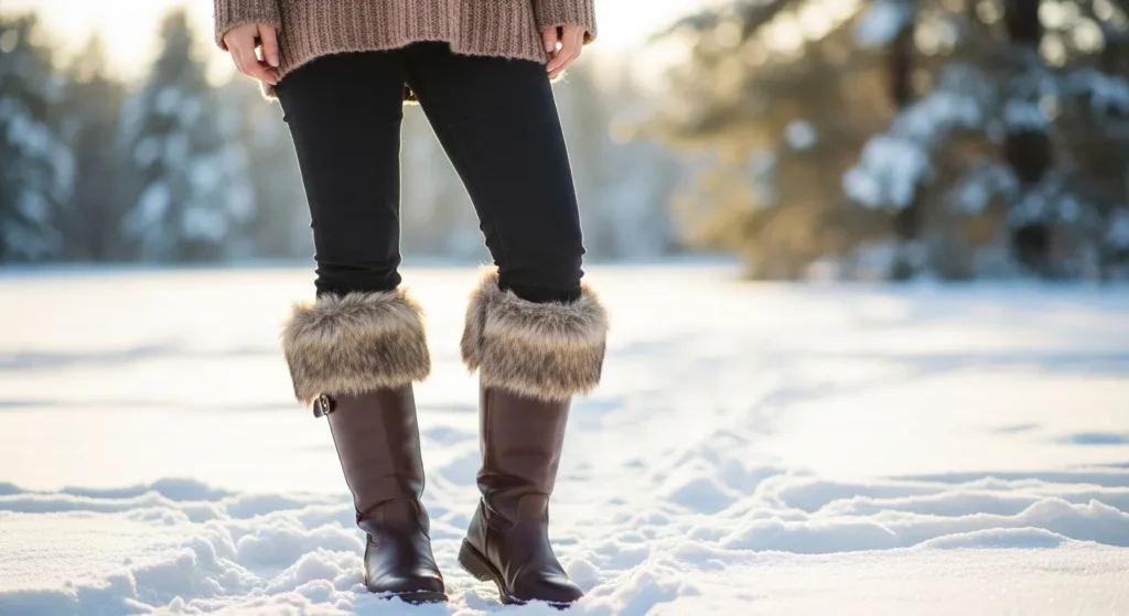 Fur-Lined Boots