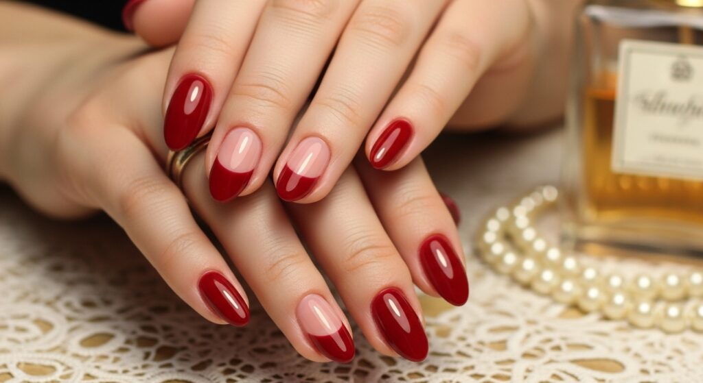 Half-Moon Manicure