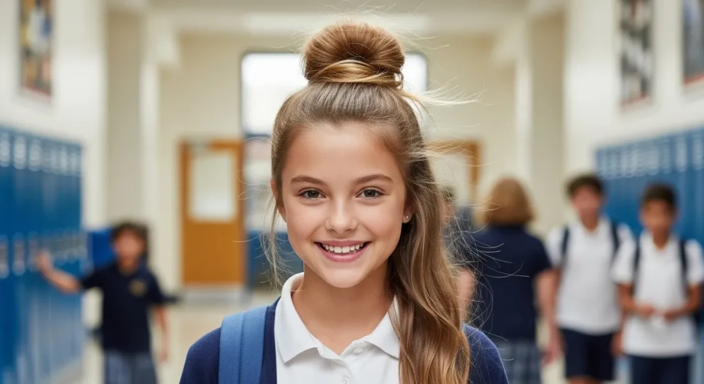 Half-Up Bun