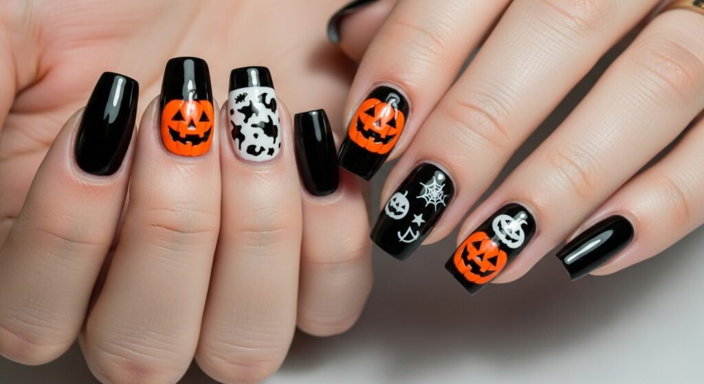halloween nails 