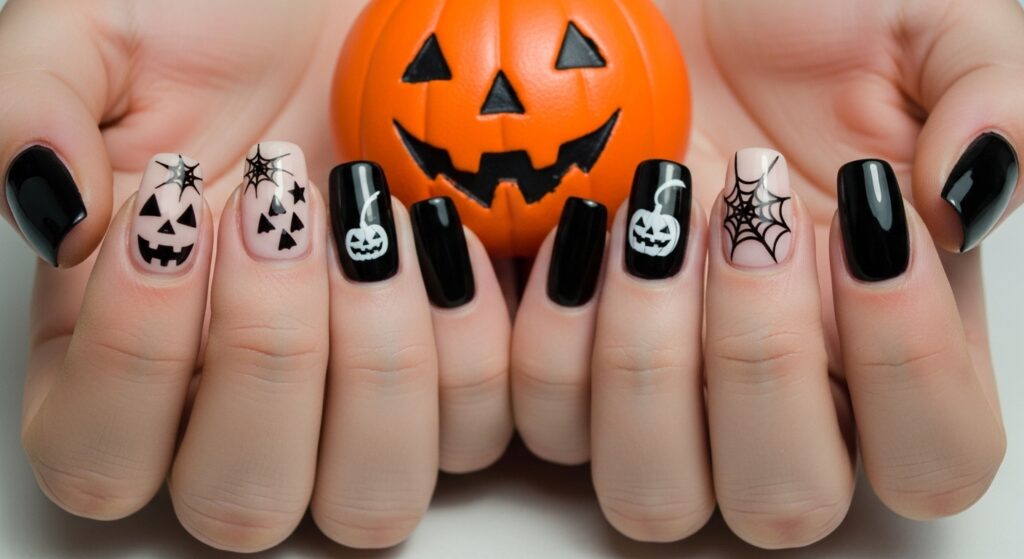 halloween nails 