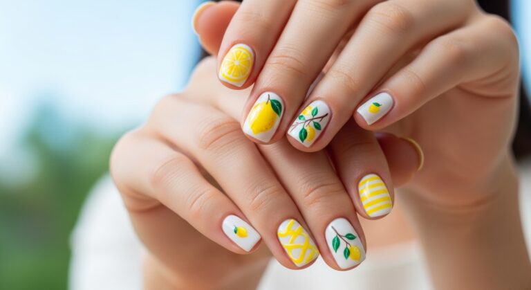 lemon nails