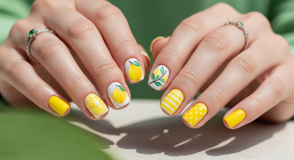 lemon nails