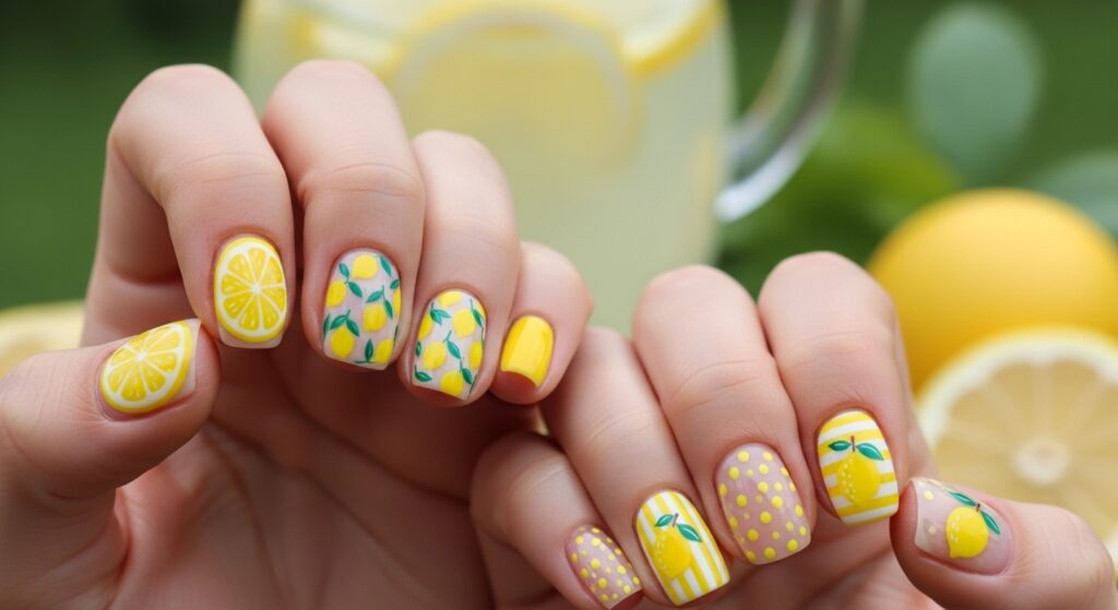 lemon nails