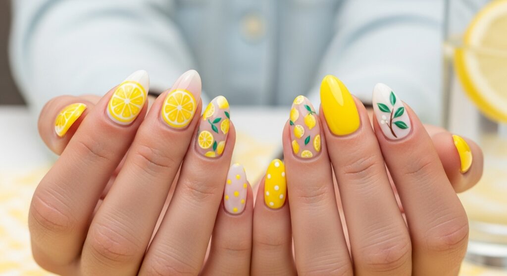 lemon nails