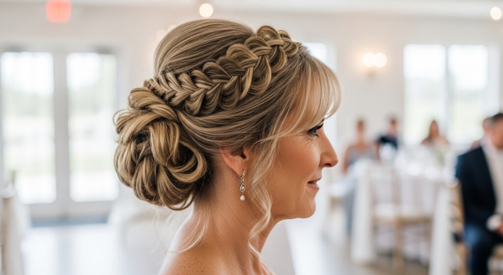 Loose Braided Updo