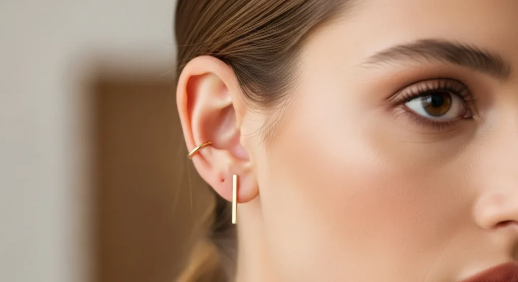 Minimal Bar Helix Look
