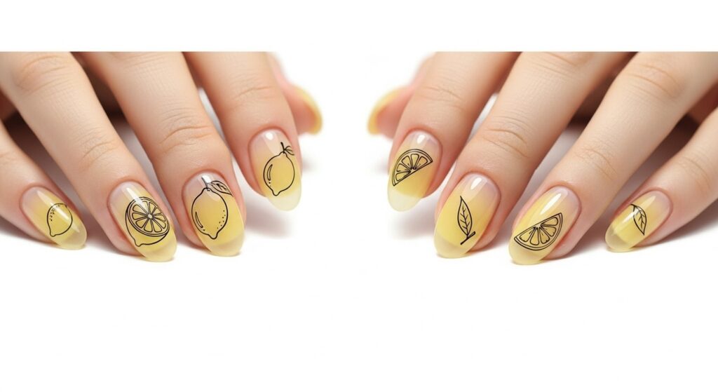 lemon nails