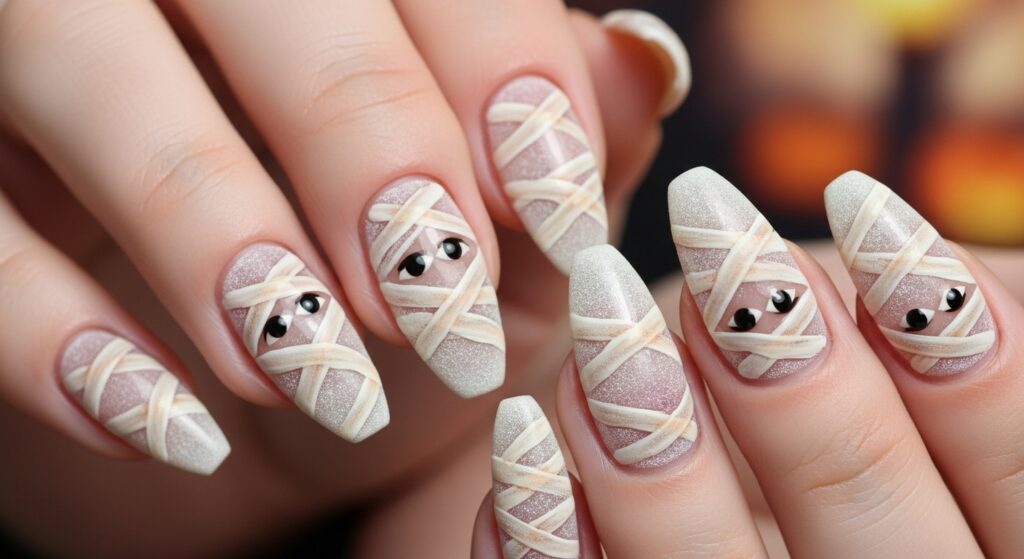 Mummy Wrap Nails