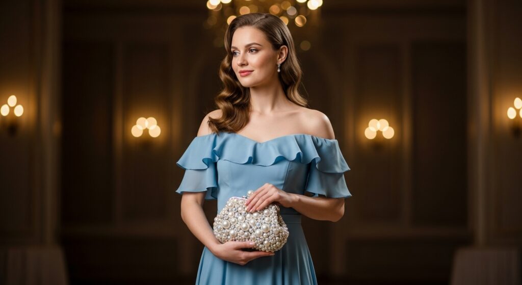 Pearl-Studded Clutch