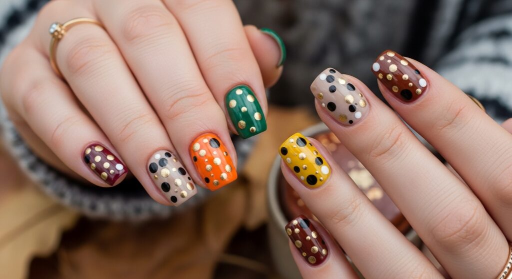 Polka Dot Nails