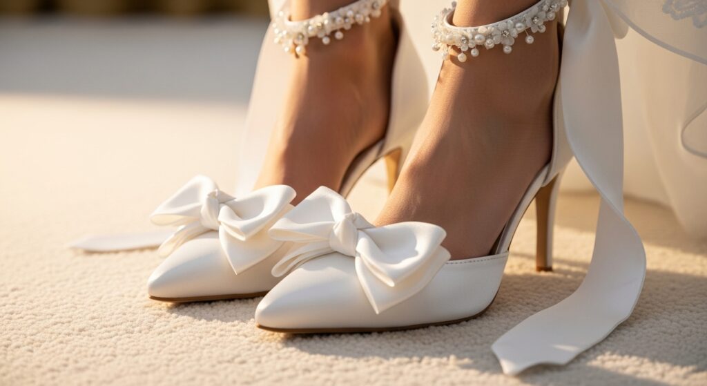 Romantic Bows and Ankle Details