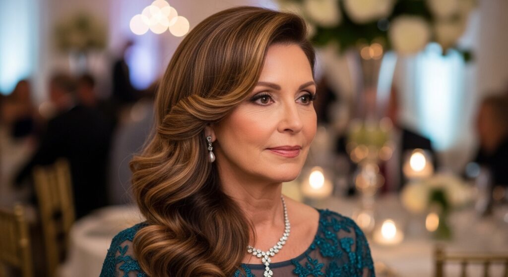 Side-Swept Glamour Waves