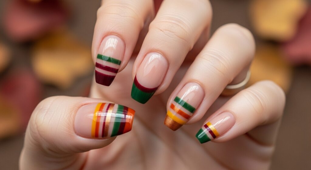 Striped French Tips