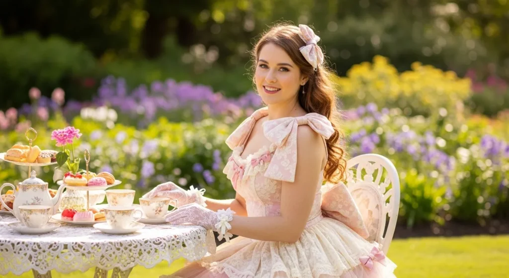 Tea Party Outfits for Girls with Bows