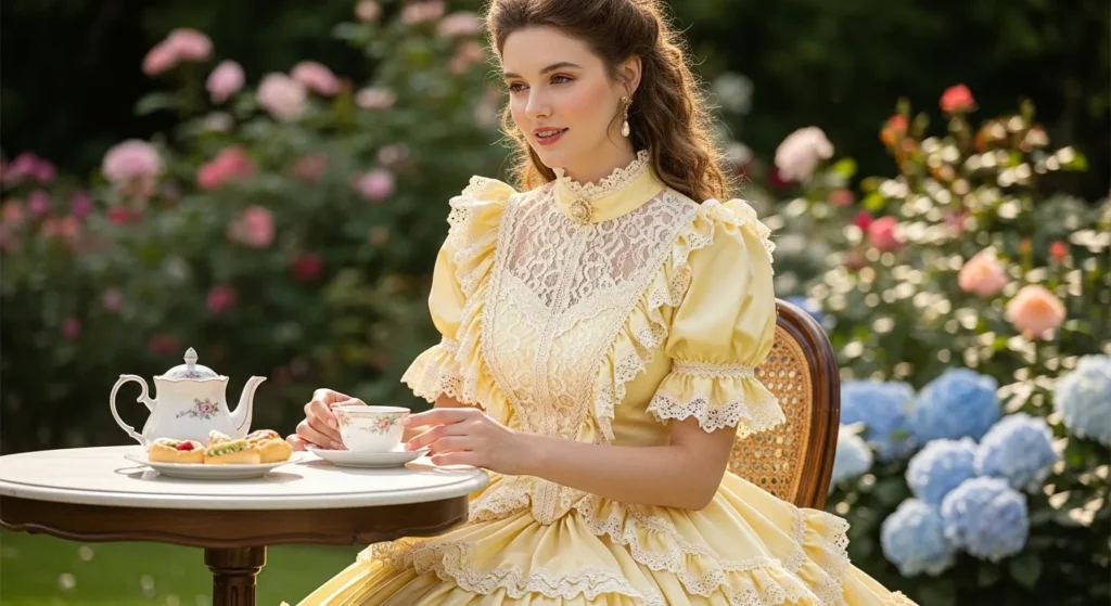 Tea Party Outfits with Ruffles