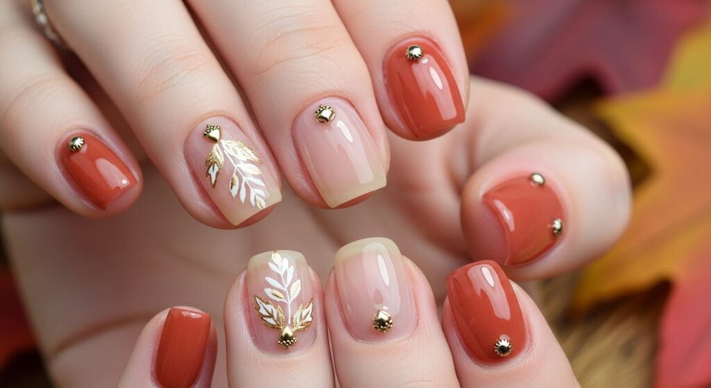 simple fall nails