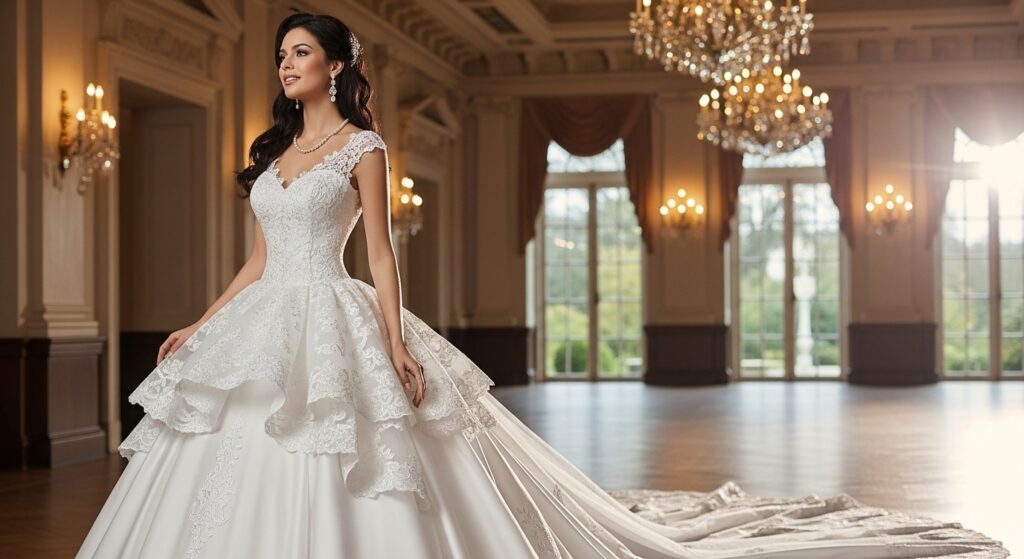 The Classic Drop Waist Ball Gown
