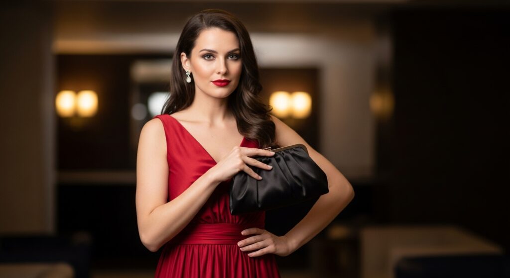 The Classic Satin Clutch