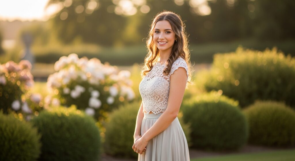 Two-Piece Bridesmaid Outfits